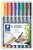 Alkoholos marker készlet, OHP, 1 mm, STAEDTLER "Lumocolor® 317 M", 8 különböző szín, (8 db)