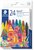 Zsírkréta, STAEDTLER "Noris 220", 24 különböző szín, (24 db)