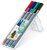Tűfilc készlet, 0,3 mm, STAEDTLER "Triplus 334", 4 különböző szín, (4 db)