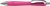 Golyóstoll, 0,7 mm, nyomógombos, SCHNEIDER "Slider Rave XB", magenta