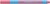 Golyóstoll, 0,7 mm, kupakos, SCHNEIDER "Slider Edge XB Pastel", flamingó