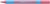 Golyóstoll, 0,7 mm, kupakos, SCHNEIDER "Slider Edge XB Pastel", flamingó