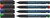 Alkoholos marker készlet, OHP, 1 mm, SCHNEIDER "Maxx 224 M", 4 különböző szín, (4 db)