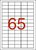 Etikett, univerzális, 38x21,2 mm, APLI, 650 etikett/csomag, (10 lap)