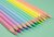 Színes ceruza készlet, háromszögletű, KORES "Kolores Pastel", 12 pasztell szín, (12 db)