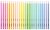 Színes ceruza készlet, háromszögletű, KORES "Kolores Pastel", 24 pasztell szín, (24 db)