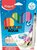 Akvarell filctoll készlet, 3,6 mm, ecsettel, MAPED "Color'Peps Aqua", 10 különböző szín, (10 db)