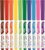 Akvarell filctoll készlet, 3,6 mm, ecsettel, MAPED "Color'Peps Aqua", 10 különböző szín, (10 db)