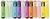 Szövegkiemelő készlet, 1-5 mm, MAPED "Fluo Peps Assorted", 12 különböző szín, (12 db)