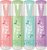 Szövegkiemelő készlet, 1-5 mm, MAPED "Fluo Peps Flex Pastel", pasztell szín, vegyes készletek, (4 db)