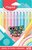 Filctoll készlet, 2,8 mm, kimosható, MAPED "Color'Peps Pastel", 10 különböző pasztell szín, (10 db)