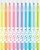 Filctoll készlet, 2,8 mm, kimosható, MAPED "Color'Peps Pastel", 10 különböző pasztell szín, (10 db)