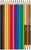Színes ceruza készlet, háromszögletű, MAPED "Color'Peps World", 12 különböző szín + 3 kétvégű bőrtónus ceruza, (15 db)