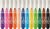 Filctoll készlet, 6,5 mm, kimosható, MAPED "Color'Peps Mini Power", 12 különböző szín, (12 db)