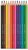Akvarell ceruza készlet, háromszögletű, ecsettel, MAPED "Color'Peps", 12 különböző szín, (12 db)