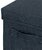 Doboz, szövet borítású, S méret, LEITZ "Fabric", sötétszürke, (2 db)