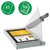 Vágógép, karos, A3, 10 lap, LEITZ "Precision Home Office"