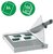 Vágógép, karos, A4, 10 lap, LEITZ "Precision Home Office A4"