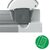 Vágógép, görgős, A4+, 15 lap, LEITZ "Precision Office A4+"
