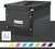 Doboz, L méret, LEITZ "Click&Store", fekete