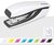 Tűzőgép, mini, No. 10, 10 lap, fém, LEITZ "Nexxt Wow", fehér