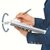 Spirálfüzet, A4, vonalas, 90 lap, laminált karton borító, LEITZ "Office", szürke-kék