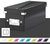 CD-doboz, LEITZ "Click&Store", fekete