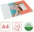 Gumis mappa, karton, A4, ESSELTE "Colour'Breeze", korall