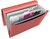 Harmonikamappa, A4, PP, 6 rekeszes, ESSELTE "Colour'Breeze", korall