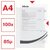 Genotherm, "L", A4, 85 mikron, narancsos felület, ESSELTE "Standard", (100 db)