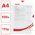 Genotherm, "L", A4, 115 mikron, narancsos felület, ESSELTE "Standard", (100 db)