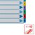 Regiszter, karton, A4, 1-12, ESSELTE "Mylar"