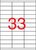 Etikett, univerzális, 70x25,4 mm, APLI, 3300 etikett/csomag, (100 lap)