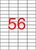 Etikett, univerzális, 52,5x21,2 mm, APLI, 5600 etikett/csomag, (100 lap)