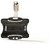 Azonosítókártya-tartó, 54x85 mm, csiptetővel, DURABLE, fekete, (25 db)