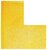 Padlójelölő matrica, 100 mm, DURABLE "L", sárga, (10 db)