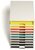 Irattároló, műanyag, 10 fiókos, DURABLE "VARICOLOR® 10", fehér