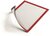 Infokeret, A4, mágneses, DURABLE "DURAFRAME® MAGNETIC", piros, (5 db)
