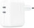 Apple - Dual USB-C Power Adapter 35W - MW2K3