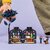 LEGO® Wednesday Fekete dália, halloweeni ajándék, művirág szobadekoráció