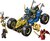 LEGO® NINJAGO® Jay átalakítható autója játék versenyautó 71856
