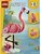 LEGO® Creator 3 az 1-ben Vadállatok: rózsaszín flamingó, állatos játékkészlet 31170