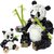 LEGO® Creator 3 az 1-ben Vadállatok: Pandacsalád, játékkészlet 31165