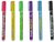 Filctoll készlet, 1-2 mm, metál arany, WEDO, 6 különböző színű kontúrral, (6 db)