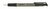 Golyóstoll, 0,4 mm, nyomógombos, FLEXOFFICE "EasyGrip", fekete, (12 db)