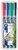 Alkoholos marker készlet, OHP, 0,6 mm, STAEDTLER "Lumocolor® 318 F", 4 különböző szín, (4 db)