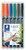 Alkoholos marker készlet, OHP, 0,4 mm, STAEDTLER "Lumocolor® 313 S", 6 különböző szín, (6 db)