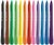 Zsírkréta, MAPED "Color'Peps" PlastiClean, 12 különböző szín, (12 db)