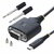 Startech - 2 m-es USB-C - null modem soros adapterkábel - 1P6FFCN-USB-C-SERIAL