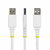 Startech - 30 cm-es USB-A - USB-C gyorstöltő kábel, 15 W 3 A - USB2AC30CMBRWH